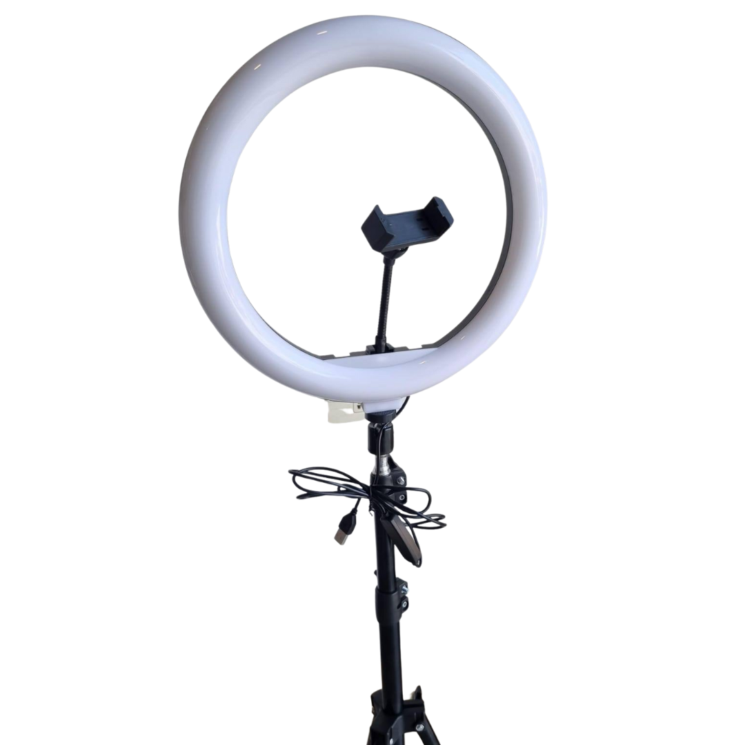 ARO LED 33 CM CON TRIPODE 2 MTS LU-330