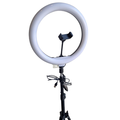 ARO LED 33 CM CON TRIPODE 2 MTS LU-330