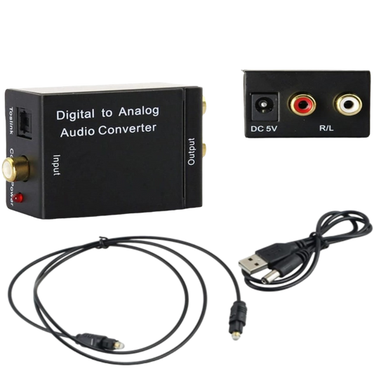 AUDIO OPTICO DIGITAL A RCA