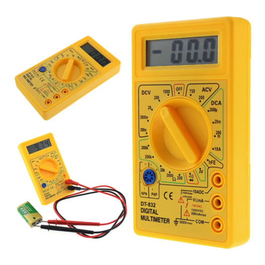 TESTER MULTIMETRO DIGITAL DT-832
