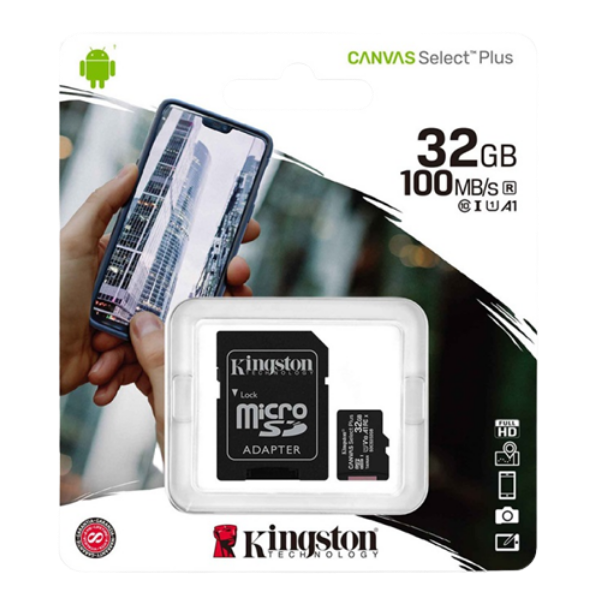 MEMORY CARD KINGSTON CAT 10 DE 32 / 64 / 128 / 256 GB