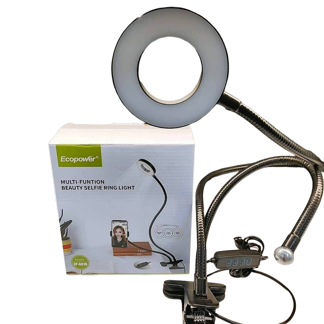 ARO LED EP-6610 CON SOPORTE PARA CELULAR