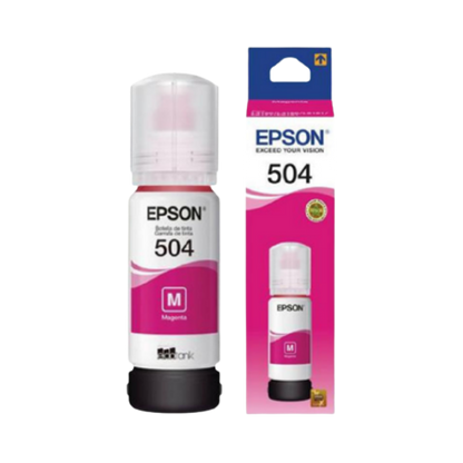 TINTA EPSON 504 NEGRO 127ML - CIAN, MAGENTA Y AMARILLO 70ML