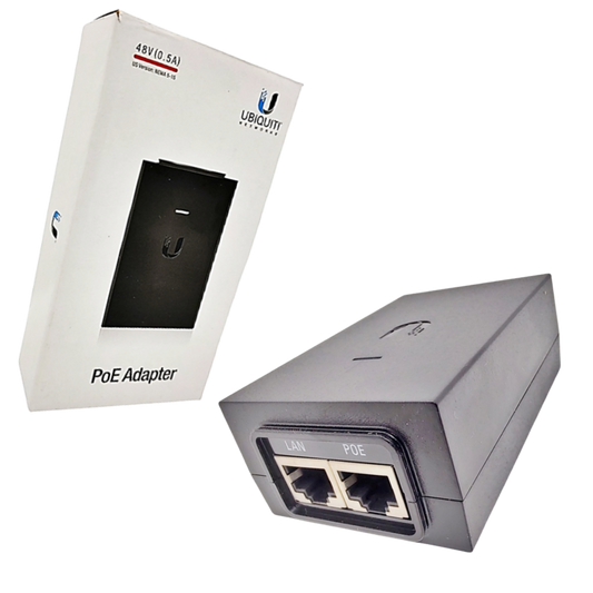 ADAPTADOR UBIQUITI POE INYECTOR 48V - 24W