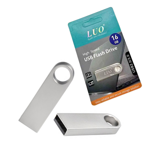 PENDRIVE DE METAL LUO 16 GB