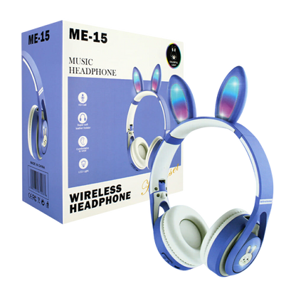 AURICULAR BLUETOOTH CONEJO LUO ME-15