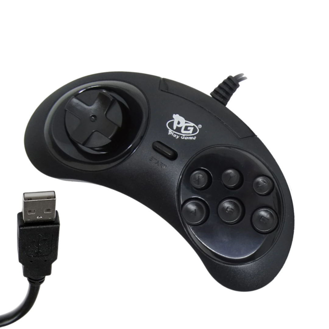 CONTROL ANALOGICO USB NEGRO PARA PC