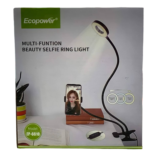 ARO LED EP-6610 CON SOPORTE PARA CELULAR