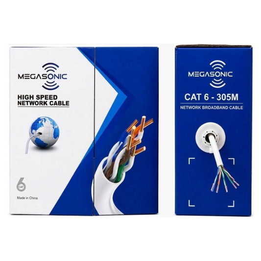 UTP MEGASONIC INTERNO CAT6 305 MTS BLANCO