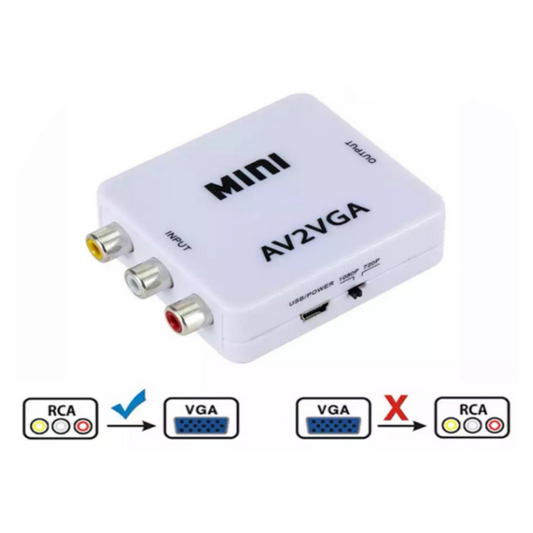 CONVERSOR RCA A VGA