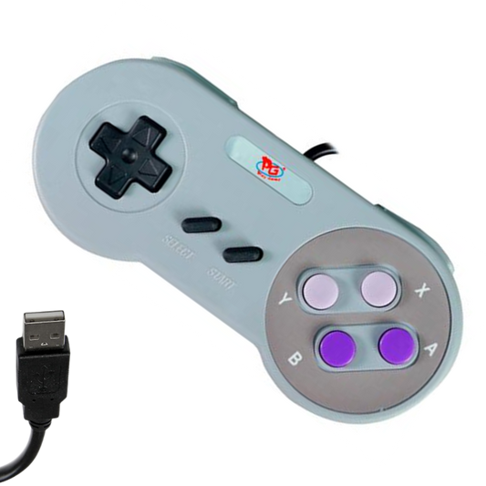 CONTROL SUPER NINTENDO PLAY GAME USB