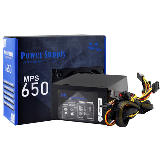 FUENTE MTEK MPS650 ATX 650W