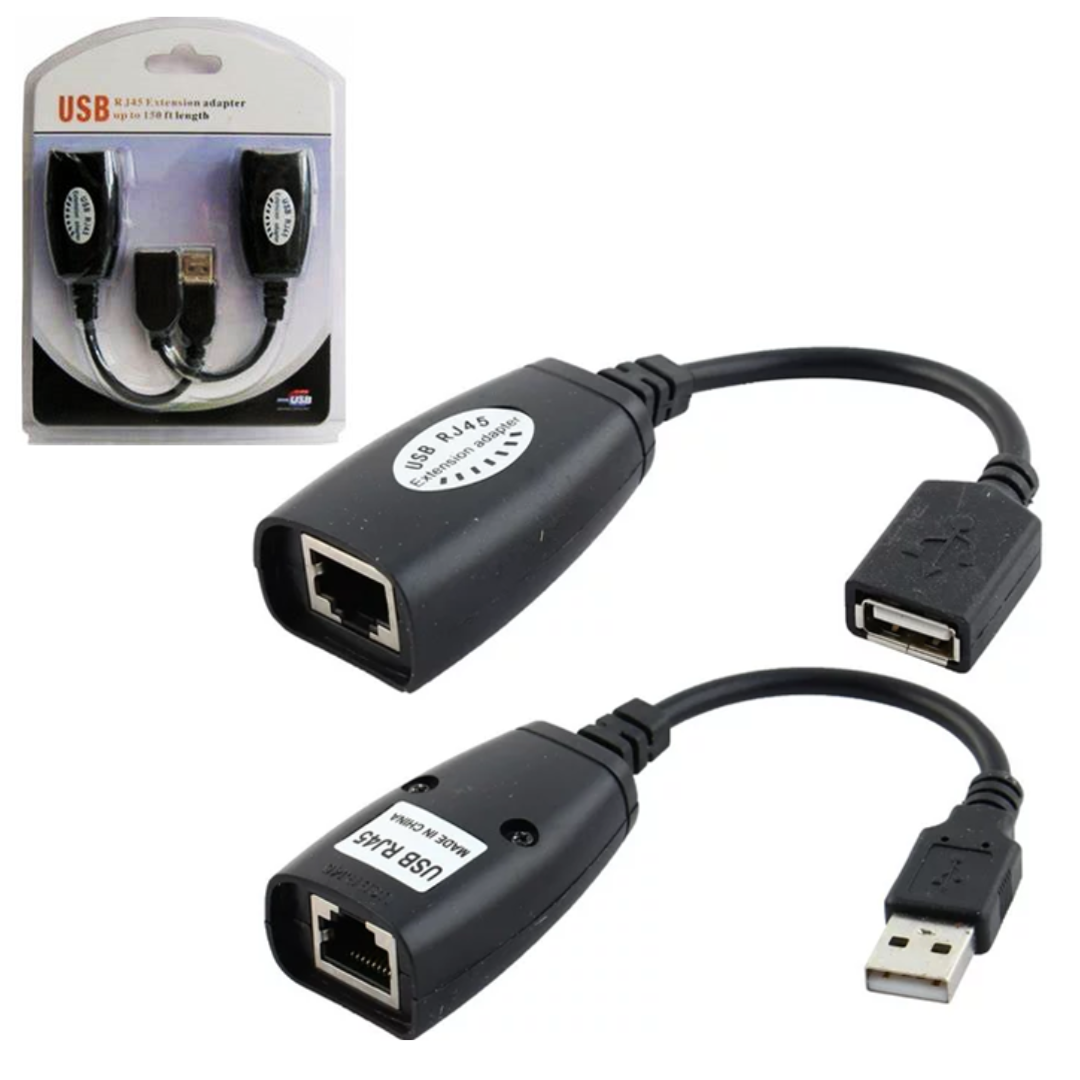 EXTENSOR USB PASIVO POR UTP 45 MTS