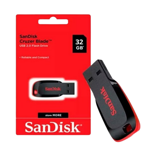 PENDRIVE SANDISK CRUZER BLADE Z50 16, 32 y 128 GB
