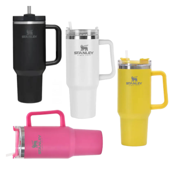 VASO TERMICO CON PAJITA TIPO STANLEY 1.2L