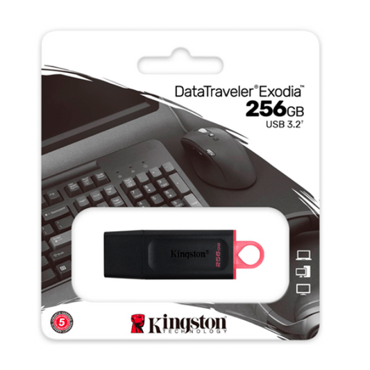 PENDRIVE KINGSTON EXODIA 256GB USB 3.0