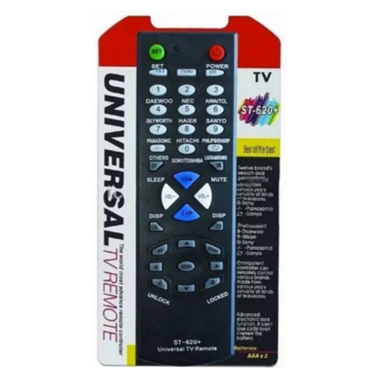 CONTROL UNIVERSAL PARA TV ST-620