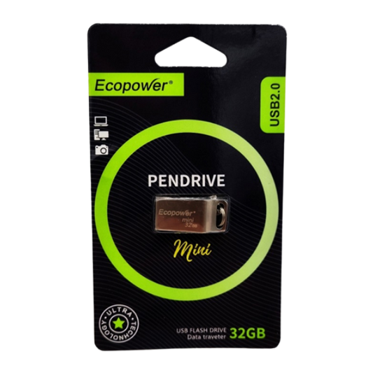 PENDRIVE MINI ECOPOWER DE METAL 32 GB