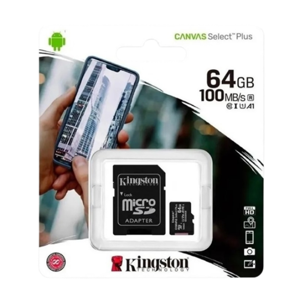 MEMORY CARD KINGSTON CAT 10 DE 32 / 64 / 128 / 256 GB