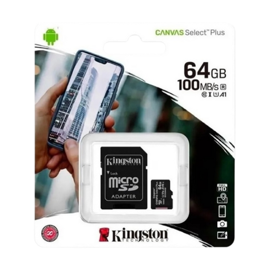 MEMORY CARD KINGSTON CAT 10 DE 32 / 64 / 128 / 256 GB