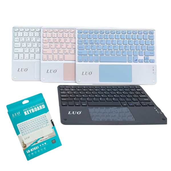 MINI TECLADO 10" CON MOUSE BT LU-BT031