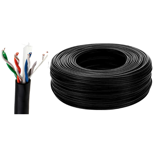 UTP EXTERIOR CAT6 50% COBRE 100 MTS