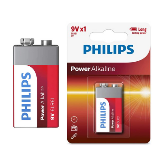 PILA PHILIPS ALCALINA 9V RECTANGULAR