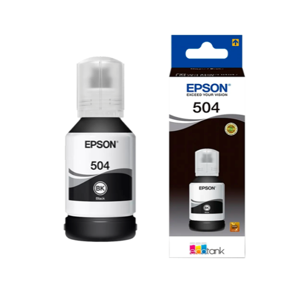 TINTA EPSON 504 NEGRO 127ML - CIAN, MAGENTA Y AMARILLO 70ML