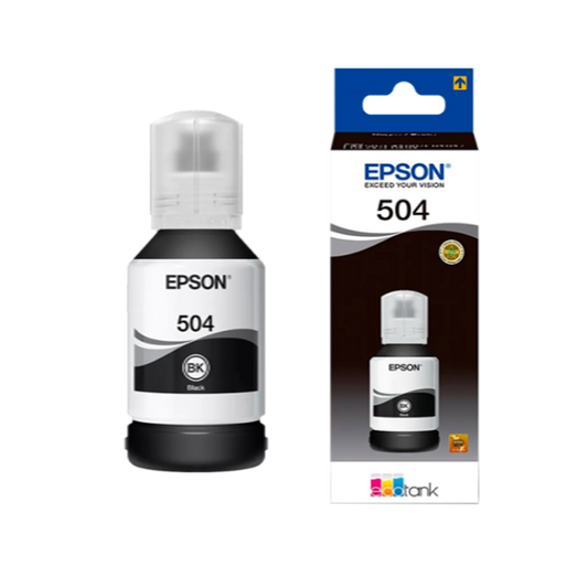 TINTA EPSON 504 NEGRO 127ML - CIAN, MAGENTA Y AMARILLO 70ML