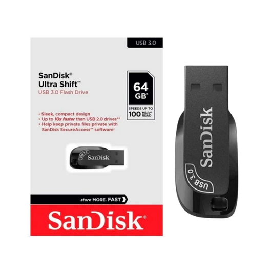 PENDRIVE SANDISK ULTRA SHIFT 64 GB USB 3.0