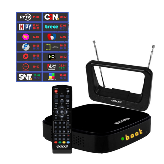 CONVERSOR DE TV DIGITAL SATE CON ANTENA