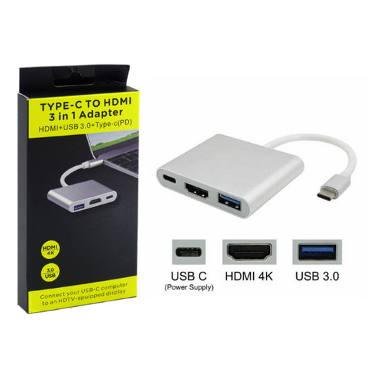 USB C A HDMI 3 X 1