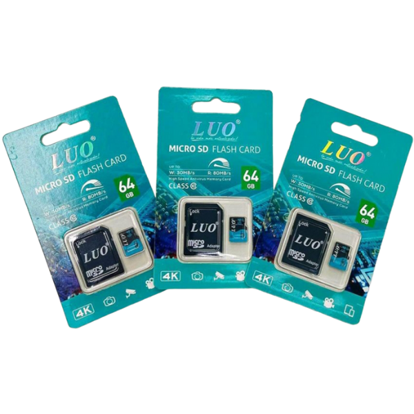 MEMORY CARD LUO CAT.10 DE 16 / 32 / 64 / 128 GB