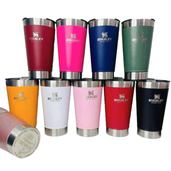 VASO TERMICO CON TAPA Y ABRIDOR TIPO STANLEY