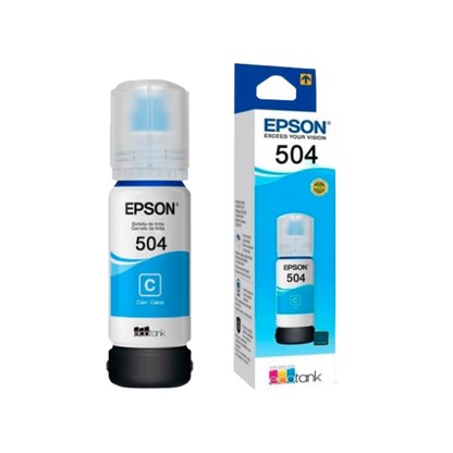 TINTA EPSON 504 NEGRO 127ML - CIAN, MAGENTA Y AMARILLO 70ML