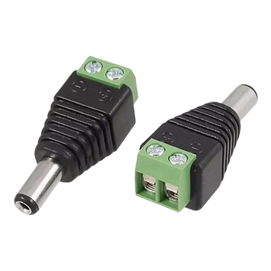 10 FICHAS P4 MACHO PARA FUENTE CCTV