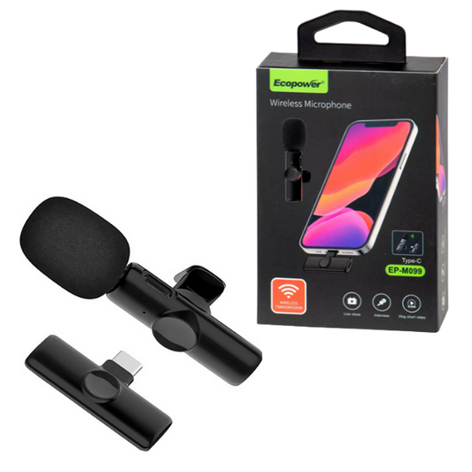 MICRÓFONO INALÁMBRICO TIPO-C ECOPOWER EP-M099