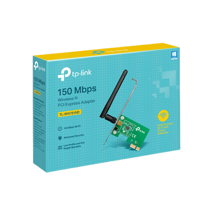 PLACA WIFI PCI-E TP-LINK TL-WN781ND 150MBPS