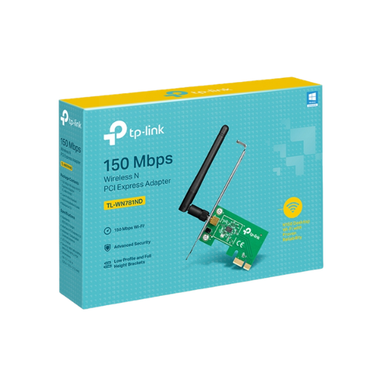 PLACA WIFI PCI-E TP-LINK TL-WN781ND 150MBPS