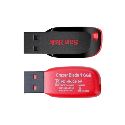 PENDRIVE SANDISK CRUZER BLADE Z50 16, 32 y 128 GB