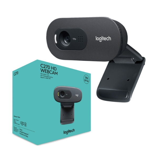 WEBCAM LOGITECH C270 HD 720P 1280X720 3MP