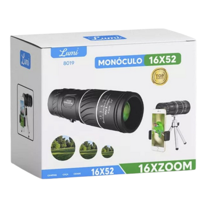 MONOCULO 16X52 CON TRIPODE LOTUS LT-8019
