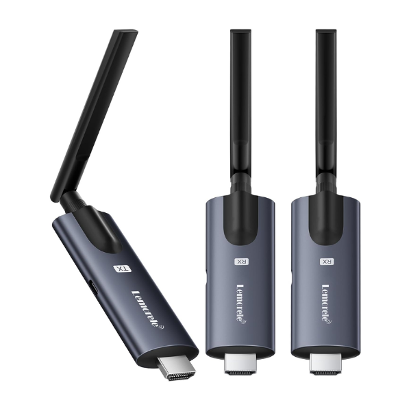 EXTENSOR HDMI INALAMBRICO 200 METROS 1 TX + 2 RX
