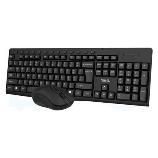 TECLADO CON MOUSE INALÁMBRICO HAVIT HV-KB257