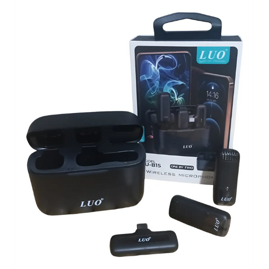 MICRÓFONO INALÁMBRICO DUAL TIPO-C LU-B15