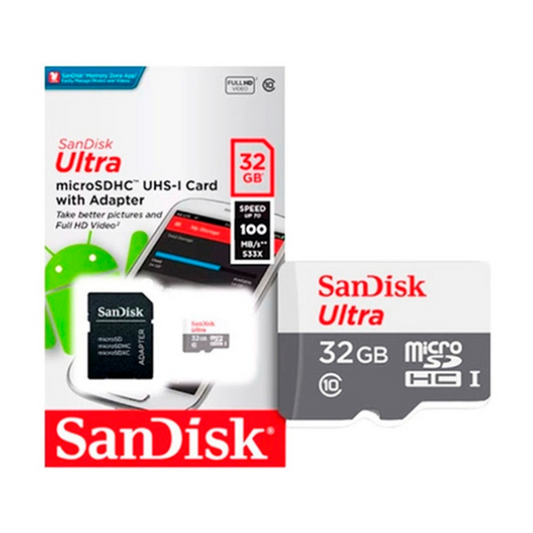 MEMORY CARD SANDISK CAT.10 DE 16 / 32 / 64 / 128 GB