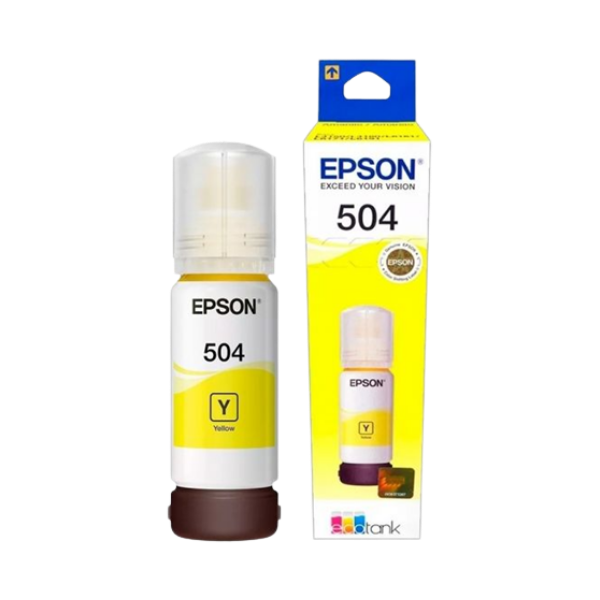 TINTA EPSON 504 NEGRO 127ML - CIAN, MAGENTA Y AMARILLO 70ML