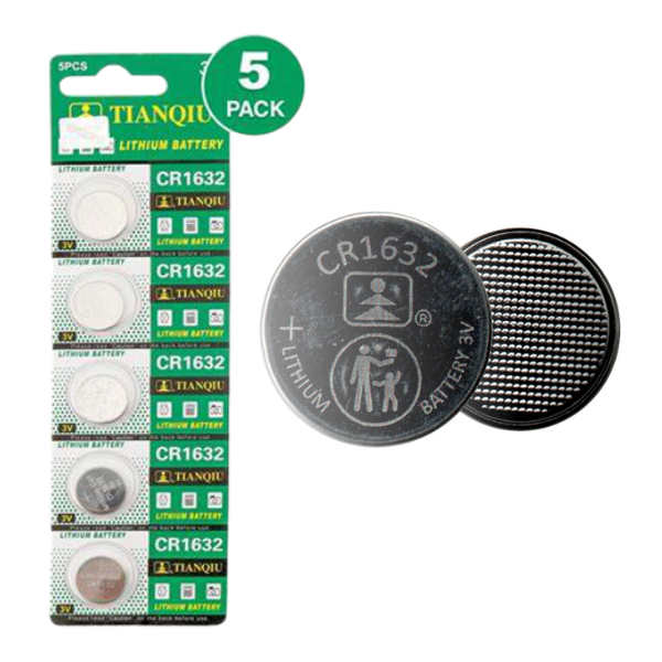 PILA MONEDA TIANQIU CR-1632 3V - PACK X5
