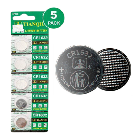 PILA MONEDA TIANQIU CR-1632 3V - PACK X5