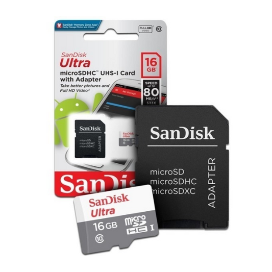 MEMORY CARD SANDISK CAT.10 DE 16 / 32 / 64 / 128 GB